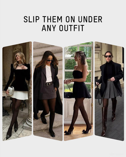 Translucent Fleece Lined Tights