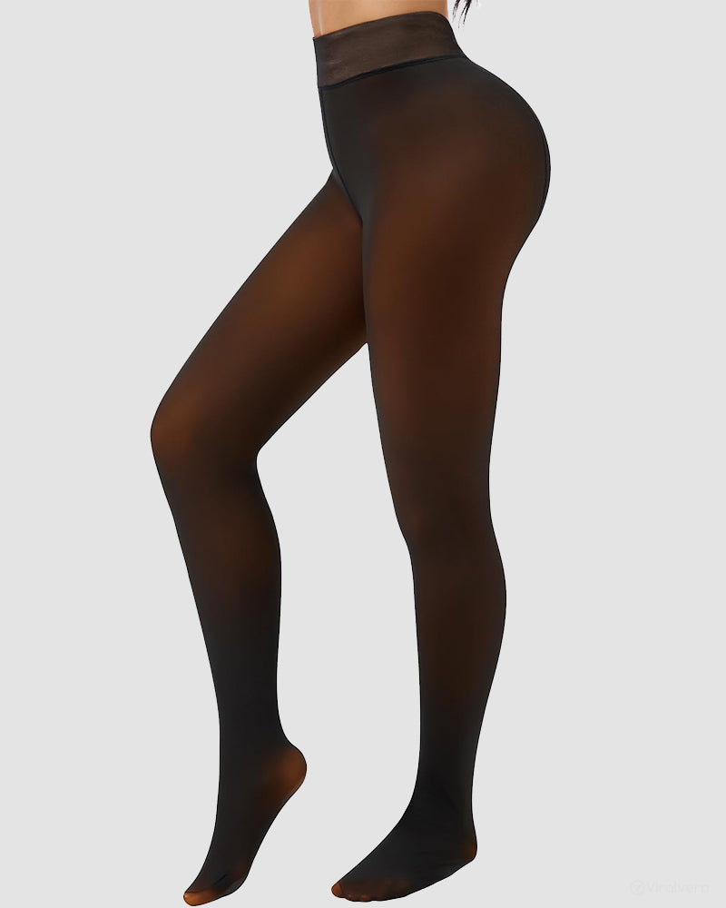 Translucent Fleece Lined Tights
