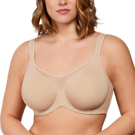 Plus Size Cooling Full Coverage Minimizer Bra