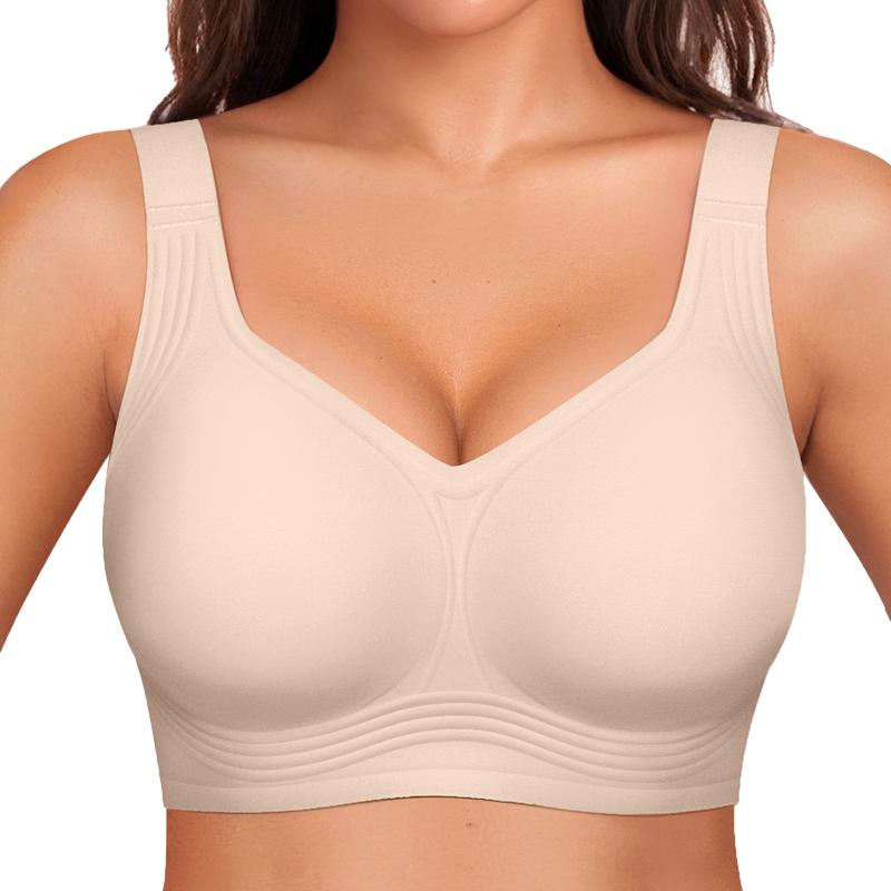 Comfortable Wireless Full Coverage Jelly Smoothing Bra